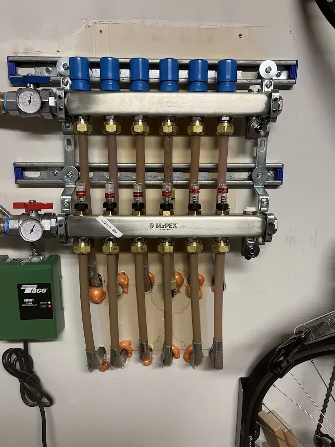 Plumber performing Leak Detection at a residential property in Guadalupe